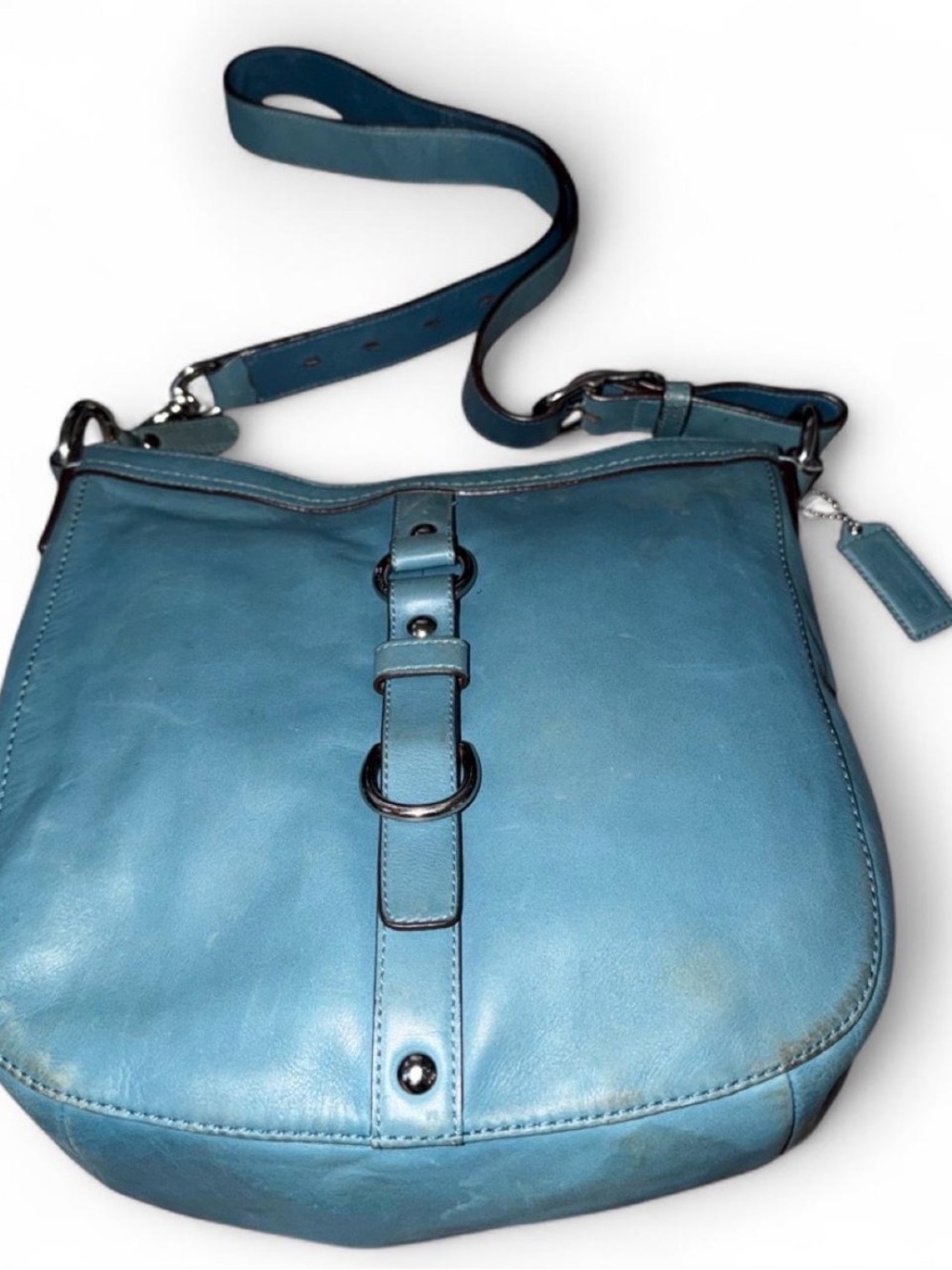 Coach chelsea buckle Leather hobo Crossbody Bag - Women's Shoulder Purse